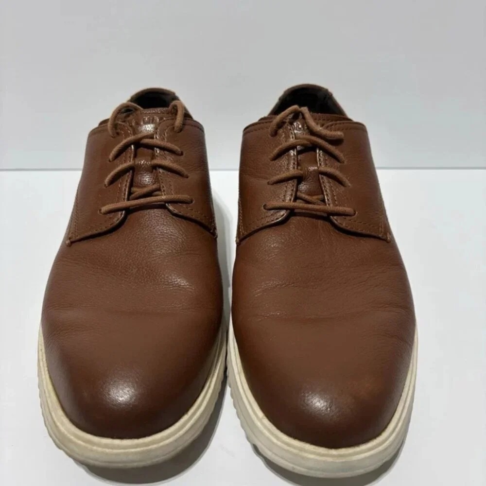 Cole Haan Men’s Grand+ Plain Toe Oxford Tan, Size 10 M